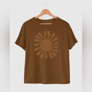 Cinnamon Sun Boxy Tee